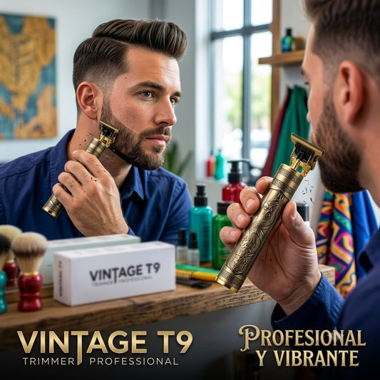 MAQUINA DE AFEITAR PROFECIONALl- VITAGE T9 RECARGABLE