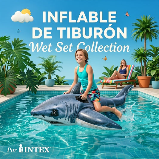 Inflable Montable en Forma de Tiburon, INTEX