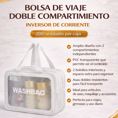Bolsa de Viaje Doble Compartimiento-Wasbag