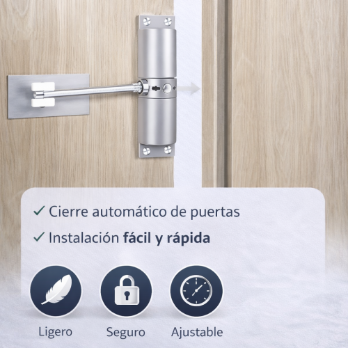 Cerrador Automático de Puertas Ajustable