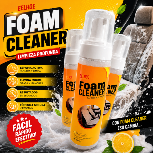 Foam Cleaner – Limpieza Profunda para Auto y Hogar