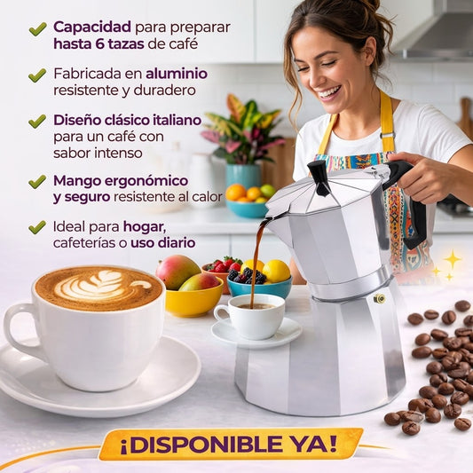 Greca Cafetera Mediana 6 Tazas