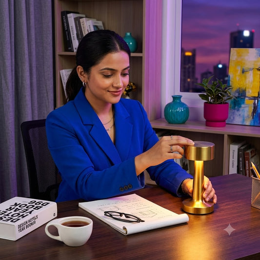 Lampara Led Moderna Recargable de Mesa-Inalambrica