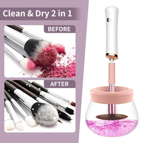 Limpiador Eléctrico de Brochas de Maquillaje 2 en 1 💄✨
