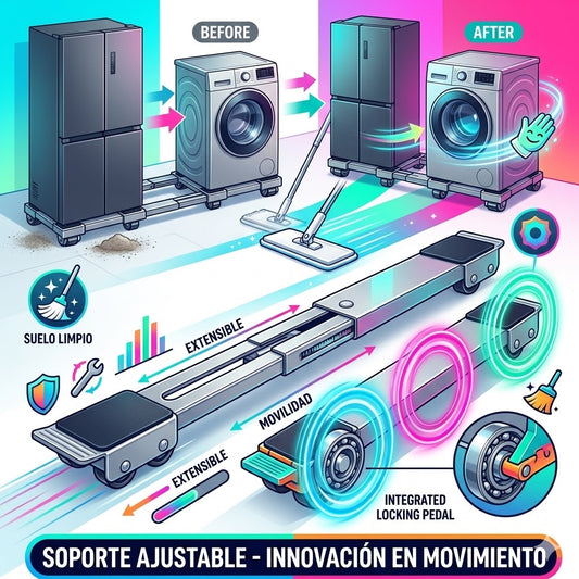 Soporte Ajustable,Base con Ruedas para Electrodomestico