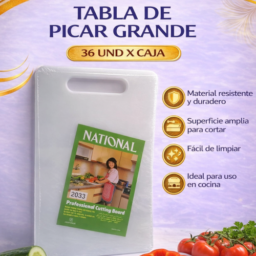 Tabla de Picar Grande-Resistente para cocina