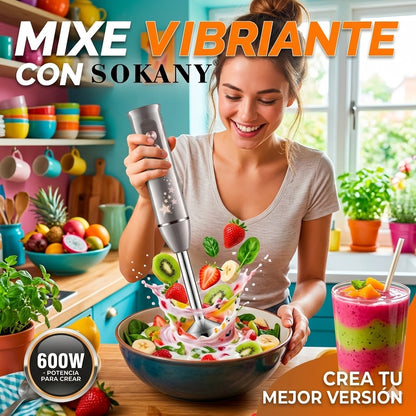 BATIDORA DE Mano 2 en 1 SOKANY -600W