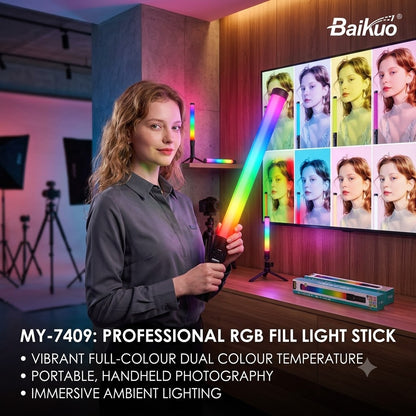 Barra de Iluminacion Profwciona; para Fotos  y Videos- Kuz Led RGB Portatil
