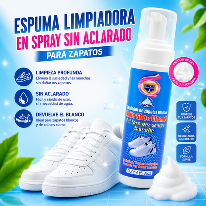 Espuma Limpiadora para Zapatos – Limpieza Rápida en Spray