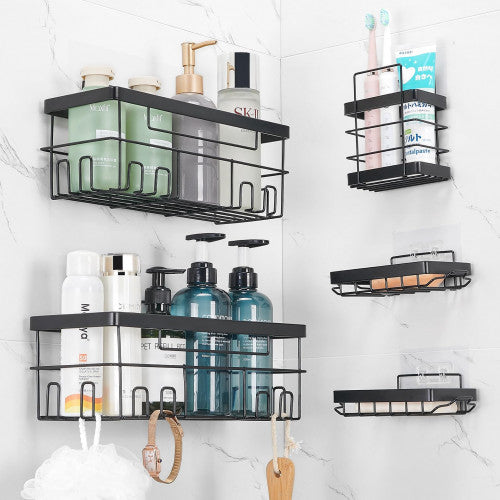 Organizador de Baño'5 Pieza Set de Repisa de Pared