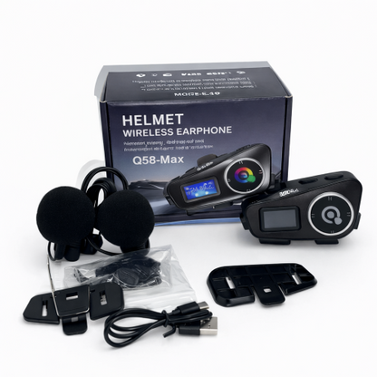 Auriculares Inalanbrico Bluetooth Para Casco Q58-Max