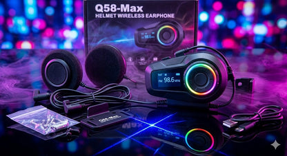 Auriculares Inalanbrico Bluetooth Para Casco Q58-Max