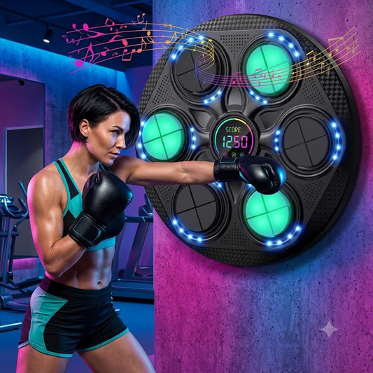 Máquina de Boxwo Entrenador Inteligente con Luces y Led y Bluetooth
