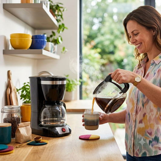 Cafetera Electrica SOKANY Con Jarra de Vidrio