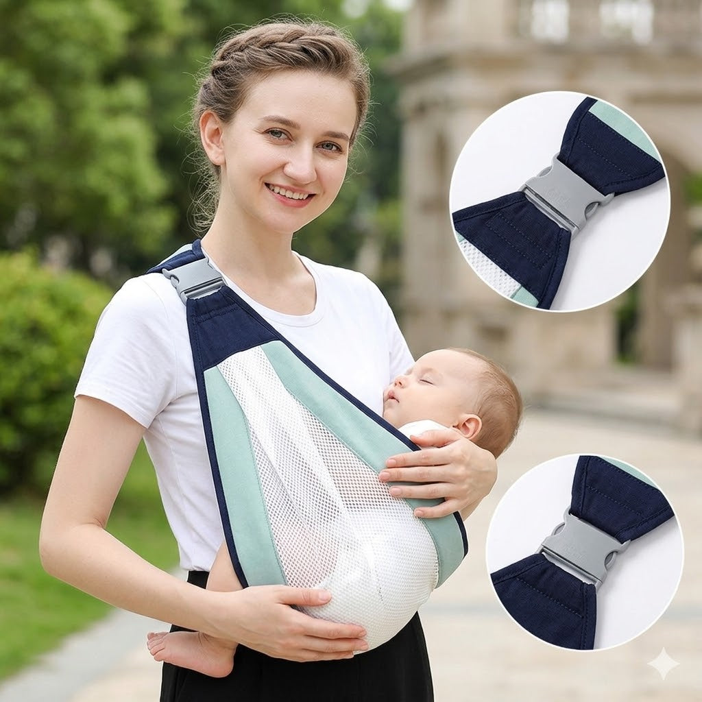 Canguro Cargador Ergonomico Para Bebe,Portable de Hombro