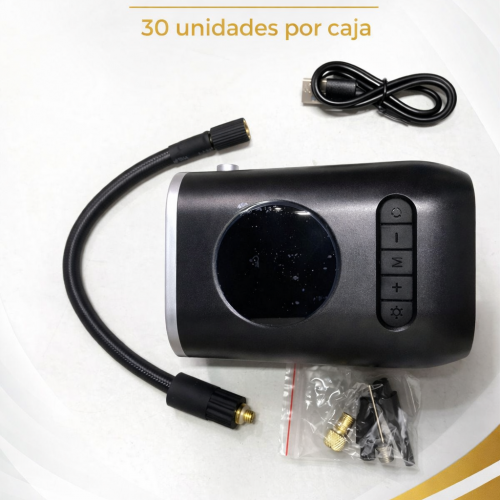 Compressor de Aire CZK-3668 Portatil, 🚗🏍️🚲