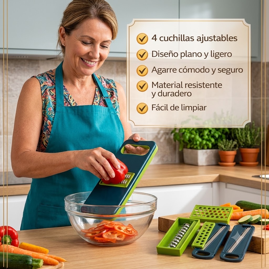 Cortador Multifuncional Para Vegetales