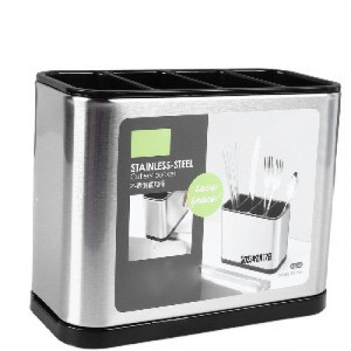 Organizador de  Cubiertos de Acero Inoxidable -4 Compartimientos