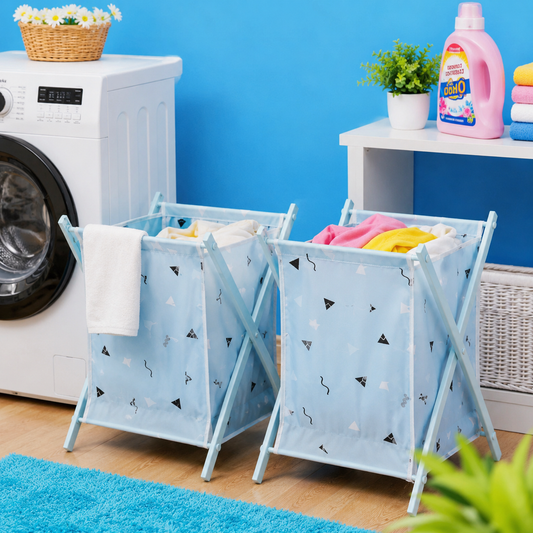 Canasta Plegable para Ropa y Organizador
