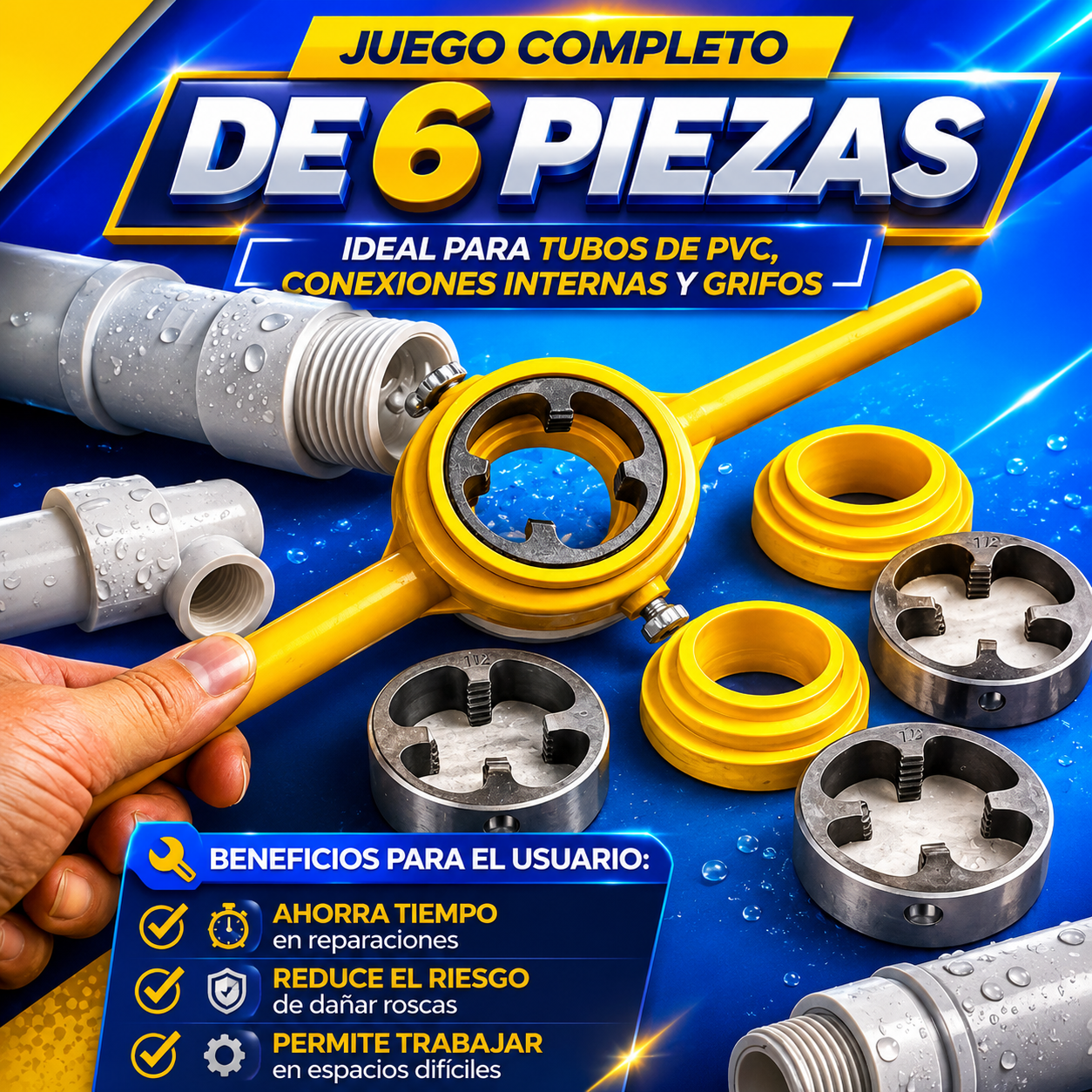 Reparador de Tuberia Pack de 6 unidades