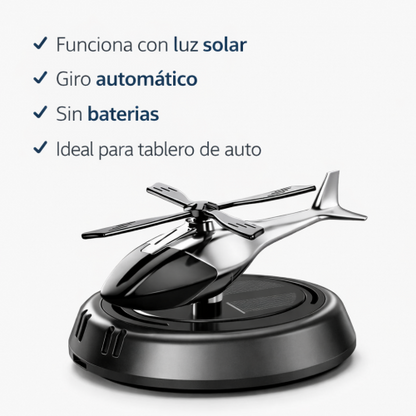 Helicóptero Aromatico Solar Giratorio para Auto