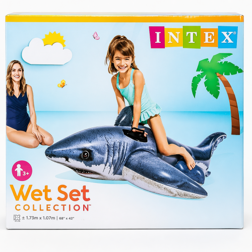 Inflable  Montable en Forma de Tiburon, INTEX