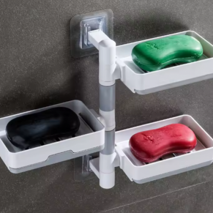 Jabonera Organizador Giratorio para Baños y Cocina- 3 Nivele