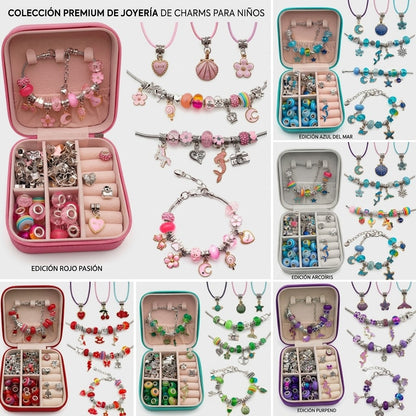 KIT DE JOYERO Y PULCERAS PARA NIÑAS'COLLARES Y ACCESORIOS