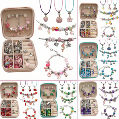 KIT DE JOYERO Y PULCERAS PARA NIÑAS'COLLARES Y ACCESORIOS