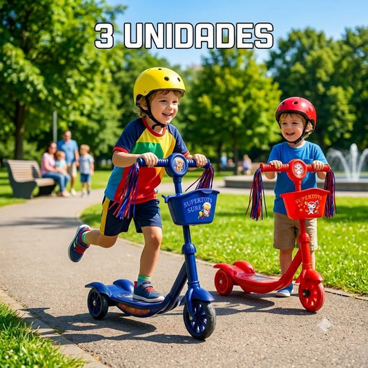 Patineta Scooter  3 Ruedas Para Niños ( 3 unidades )