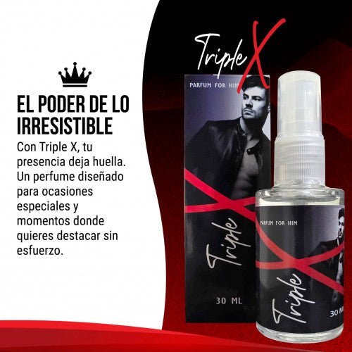 Perfume Triple X –212 Heroe. Fragancia para Hombre con Feromonas