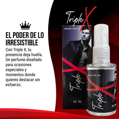 Perfume Triple X –212 Heroe. Fragancia para Hombre con Feromonas