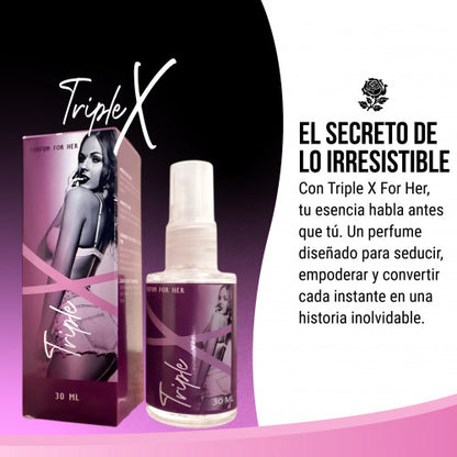 Perfume Triple X ,SCANDAL. – Fragancia para Mujer con Feromonas