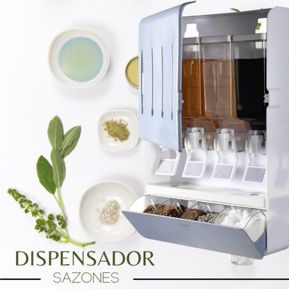 Dispensador y Organizador de Sazones y Condimentos