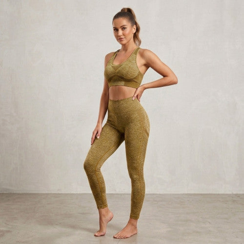 Set Deportivo Pantalon Largo ,Mostaza