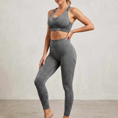Set Deportivo Pantalon Largo Gris