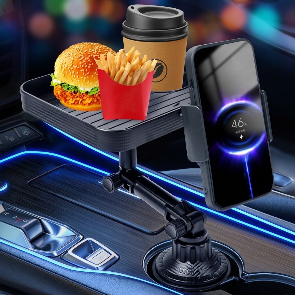 SOPORTE PARA CELULAR Y COMIDA - AUTOS