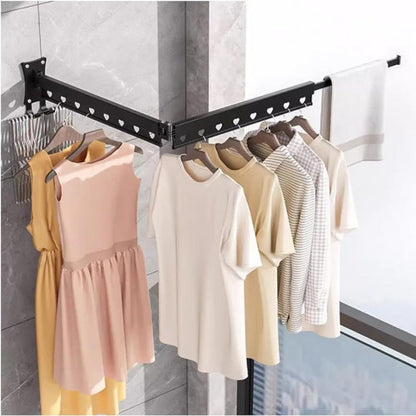Tendedero Perchero  Plegable 2 Brazos Multifuncional para Ropa