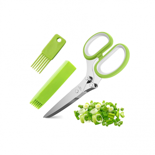 Tijera Multifuncional  para Cocina-5 Cuchillas