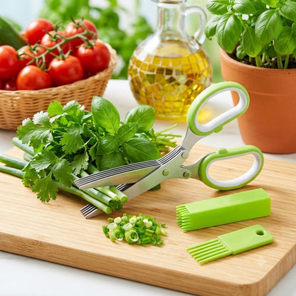 Tijera Multifuncional  para Cocina-5 Cuchillas