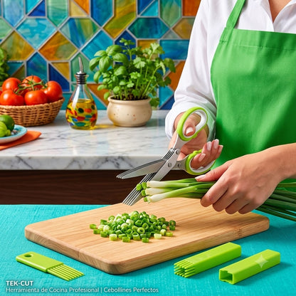 Tijera Multifuncional  para Cocina-5 Cuchillas