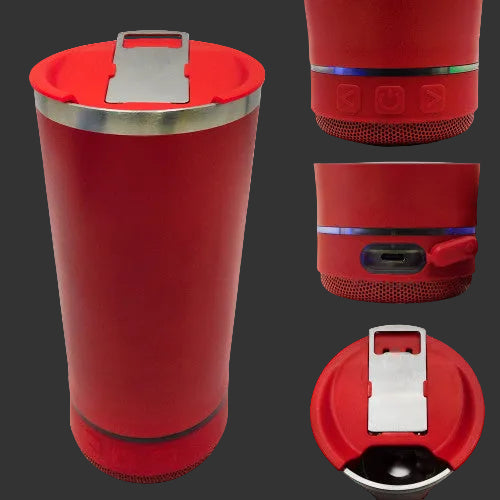Vaso Termico Inteligente 2 en 1 con Bosina Bluetooth